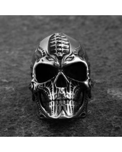 Steampunk Stainless Steel Skull Ring