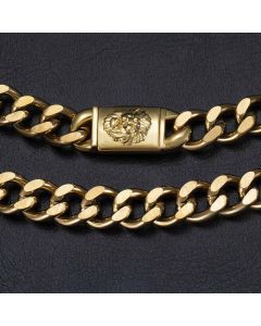 10mm Lion Buckle Cuban Chain