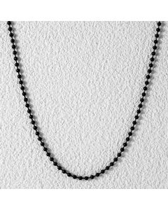 3mm Steel Bead Chain in Black Gold