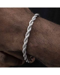 5mm Stainless Steel Rope Bracelet