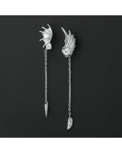 Angel & Devil Wings Asymmetric Earrings