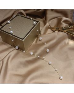 Baroque Style Pearl Necklace in 18K Gold
