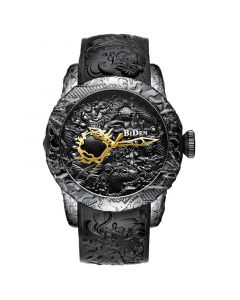 50mm Embossed Dragon Quartz Watch