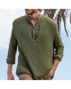 men's knitted vest