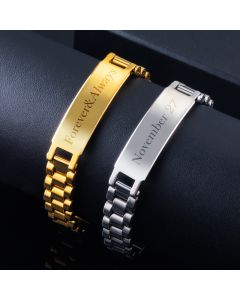 Customized Watch Band Stainless Steel Bracelet