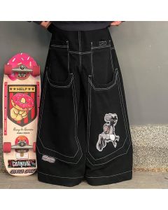 Hip Hop Skate Print Jeans