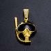 Diving Mask Pendant in Gold