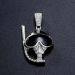 Diving Mask Pendant in White Gold