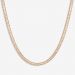 Iced Baguette Cut Tennis Chain Necklace in Gold