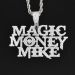 Magic Money Mike Pendant in White Gold
