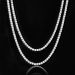 5mm Tennis Necklace in White Gold