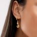 Women's Anchor and Rudder Asymmetric Earrings