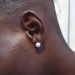 8mm/7mm/6mm White Freshwater Pearl S925 Stud Earrings