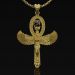 Isis Goddess with Eye of Horus Ankh Pendant