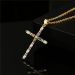 Cross Pendant Necklace in Gold