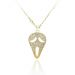 Iced Scream Mask Charm Pendant Ghostface Necklace