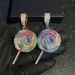 Iced Colorful Lollipop Pendant